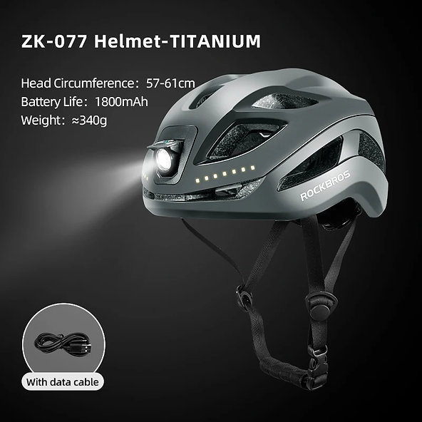 Capacete ROCKBROS com Luz de Led - Image 9