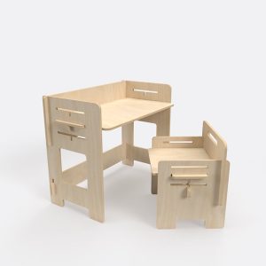 Conjunto Mesa e cadeira evolutivas