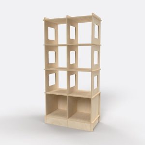 Estante vertical