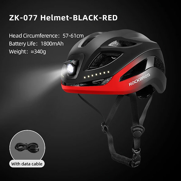 Capacete ROCKBROS com Luz de Led - Image 8